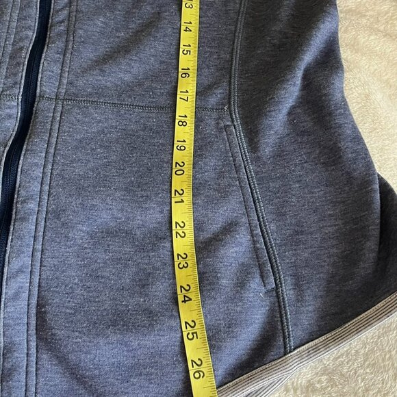 Tommy Bahama Reversible Full Zip  Blue/Gray Women's Sweater   Hight Neck Sz XL - Picture 9 of 11